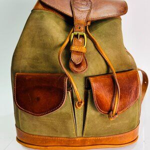 Vintage Timberland Leather And Nubuck Backpack Made In USA Satchel Synch